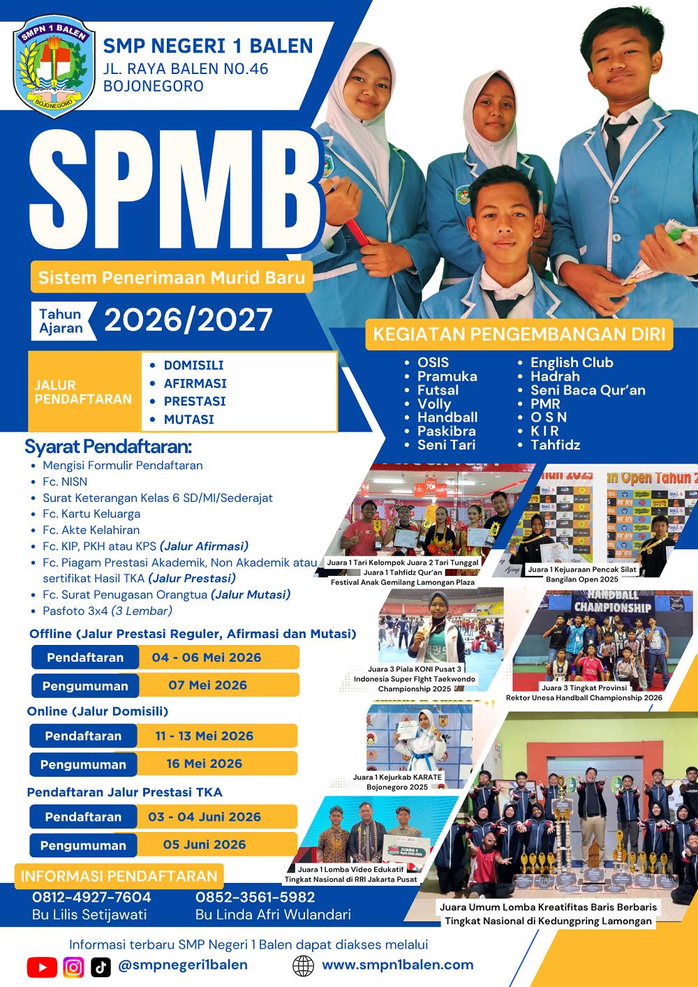 SPMB SMP NEGERI 1 BALEN